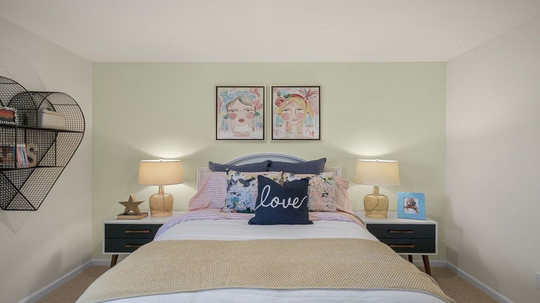 Representative furnished interior of a home built from the GALEN by D.R. Horton in English Farm, Archdale (Image 7).