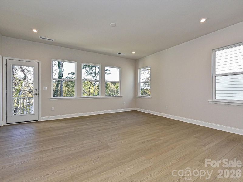 Living Room with Access to the Outdoor Living Space Living Room with Access to the Outdoor Living Space