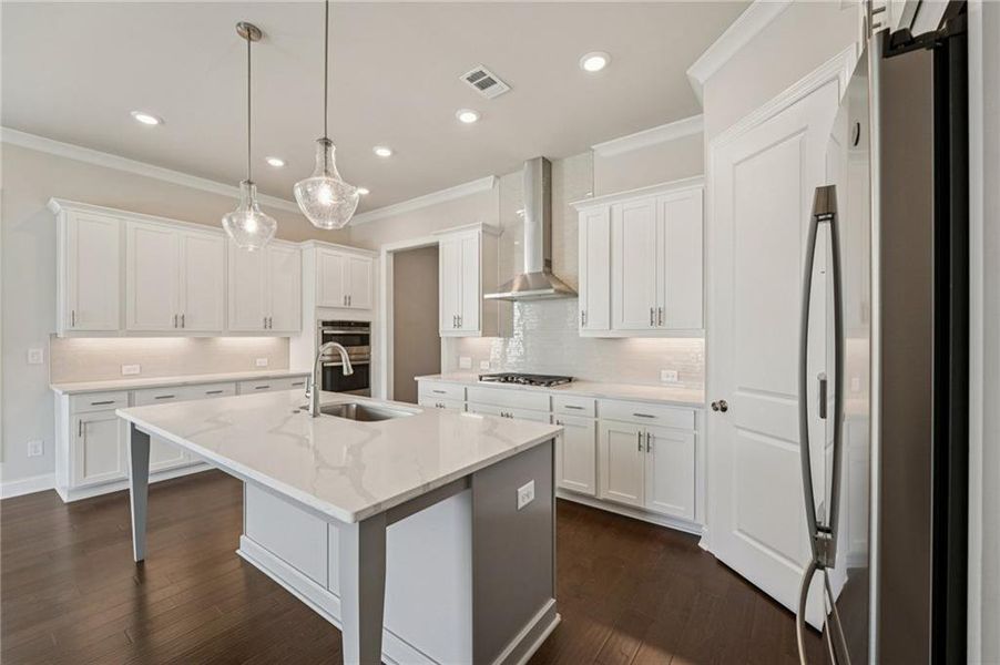 Furnished interior view inside a new home in Palisades Single Family, Cumming (Image 13).