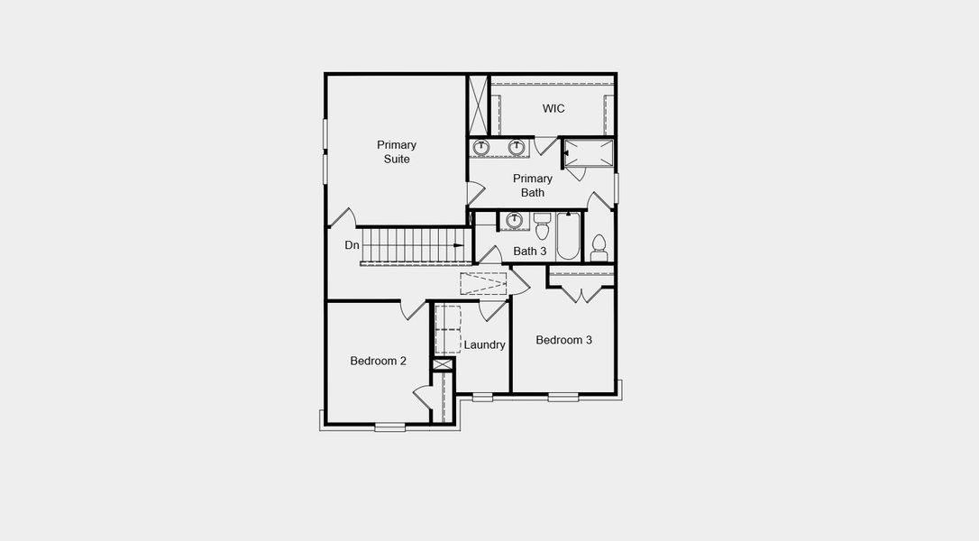 2D floor plan layout of this home in Cross Creek Meadows 40s, Celina, TX (Image 25). 2D floor plan layout of this home in Cross Creek Meadows 40s, Celina, TX (Image 25).
