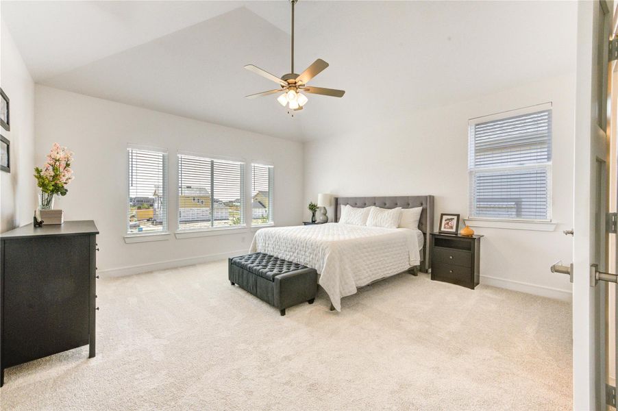 Furnished interior view inside a new home in Easthaven at Bridgeland Central, Cypress (Image 38).