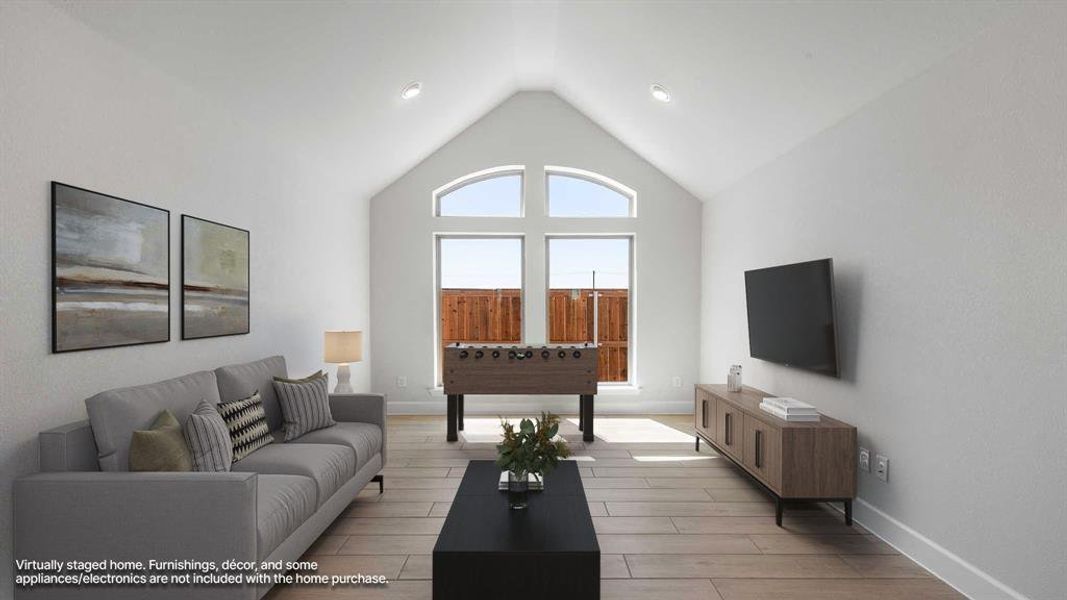 Furnished interior view inside a new home in Cambridge Crossing, Celina (Image 9).