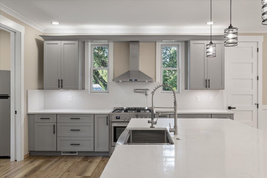 Furnished interior view inside a new home in , Charleston (Image 12).
