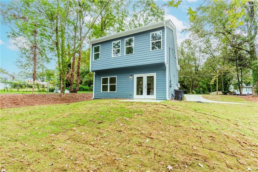 Exterior details and patio area of a home in , Atlanta (Image 13). Exterior details and patio area of a home in , Atlanta (Image 13).