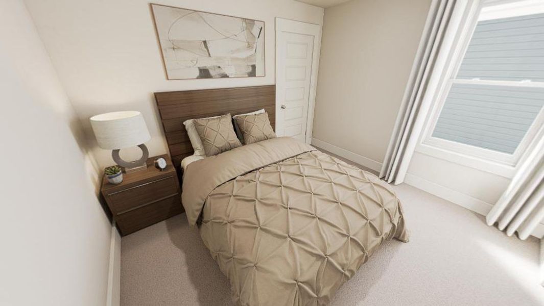 Furnished interior view inside a new home in Wendell Falls, Wendell (Image 10).