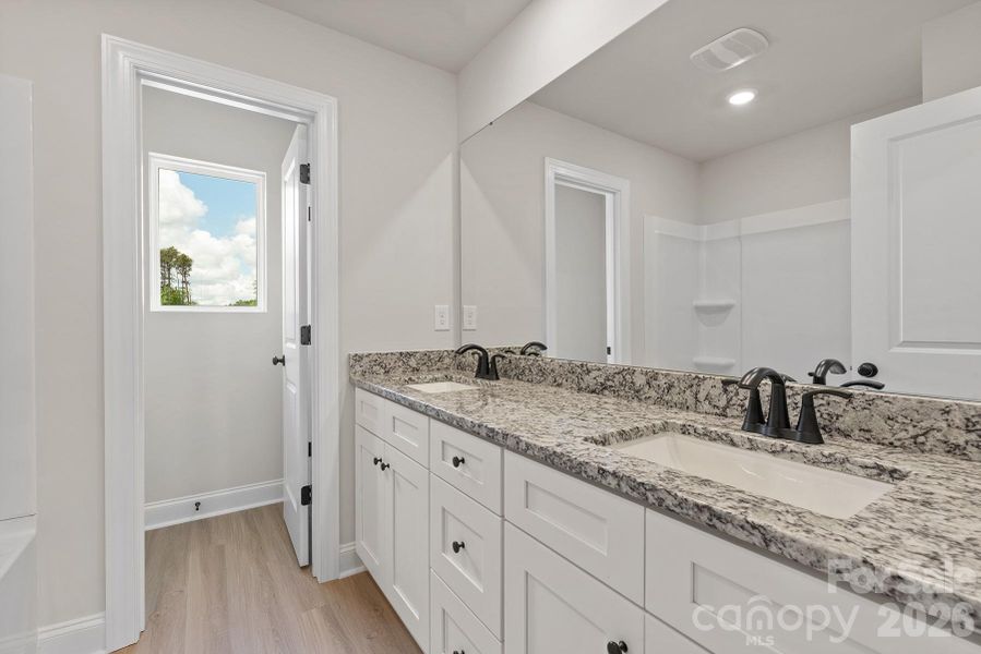 Furnished interior view inside a new home in Ascot Woods, Charlotte (Image 8).