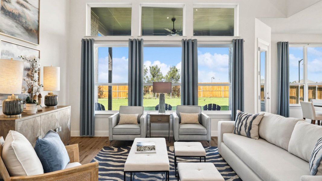 Representative furnished interior of a home built from the Dartmouth by Brightland Homes in Anna Ranch, Anna (Image 29).