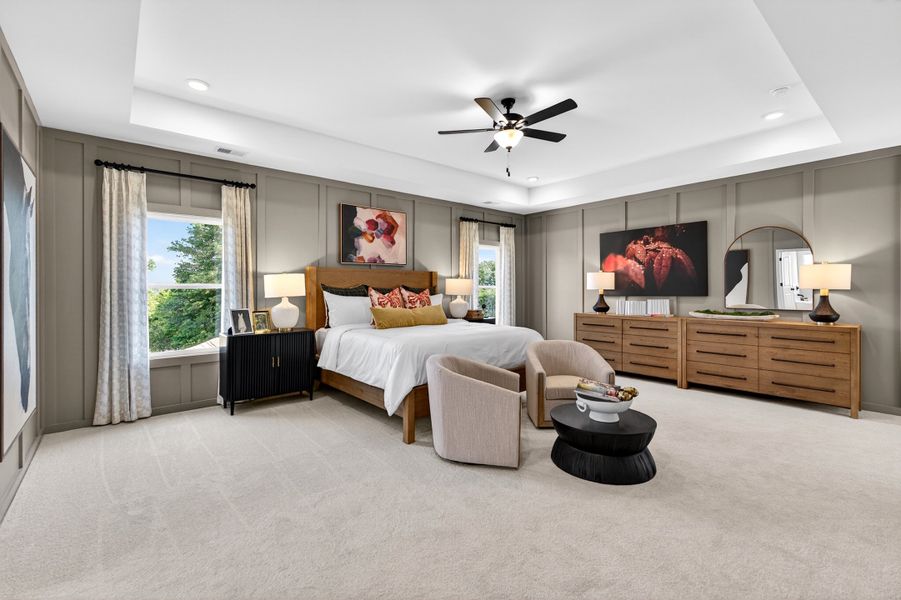 Furnished interior view inside a new home in Saddle Ridge, Calhoun (Image 16).