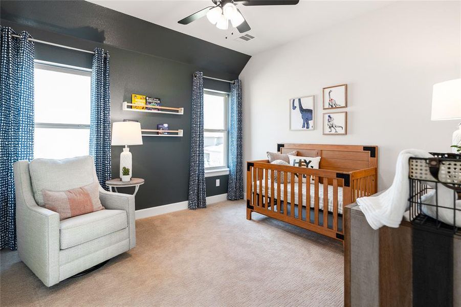 Beazer Homes Wildflower Ranch Brenham Floorplan. This is not a photo of the actual home, but is a photo of the Brenham floorplan.