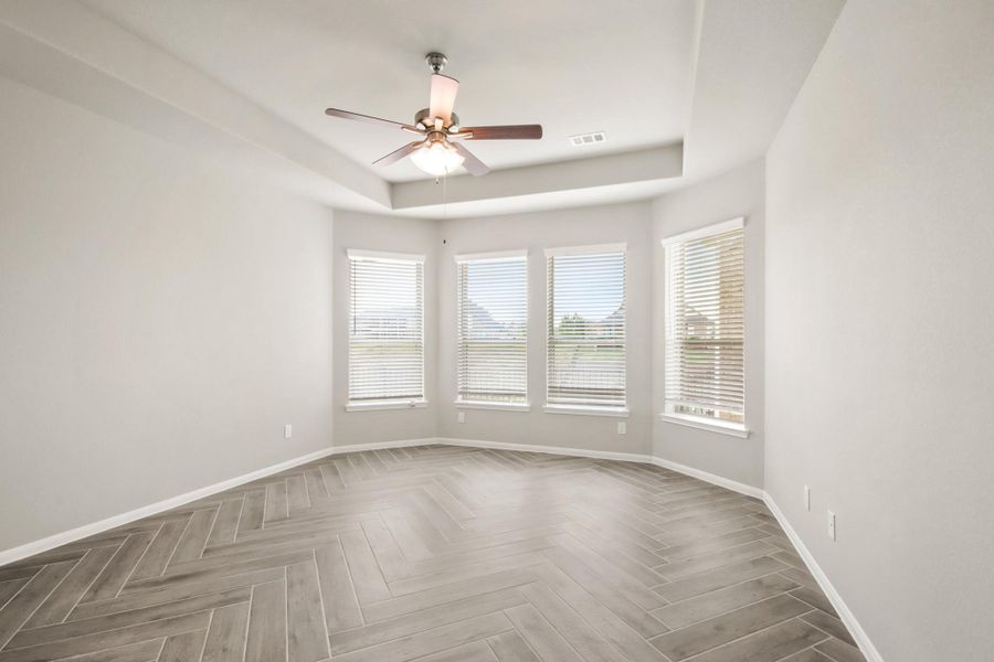 Spacious owner's suite