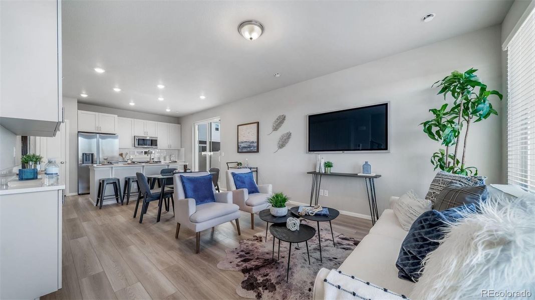 Furnished interior view inside a new home in , Aurora (Image 9).