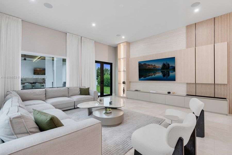 Furnished interior view inside a new home in , Miami (Image 20).