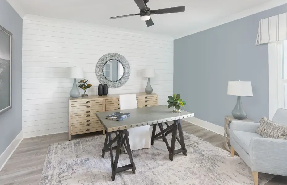 Furnished interior view inside a new home in Sea Island Preserve, Johns Island (Image 7).