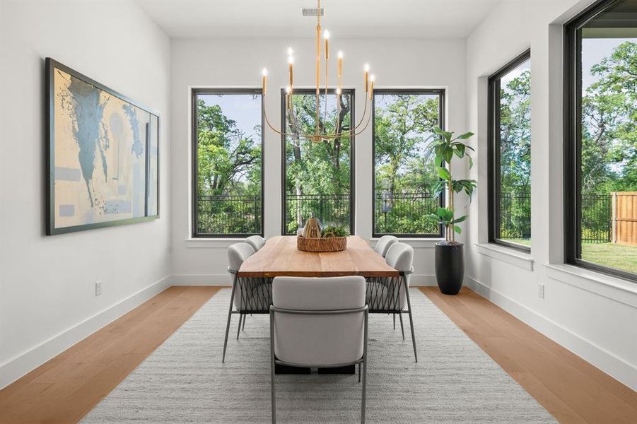 Furnished interior view inside a new home in , Arlington (Image 30).