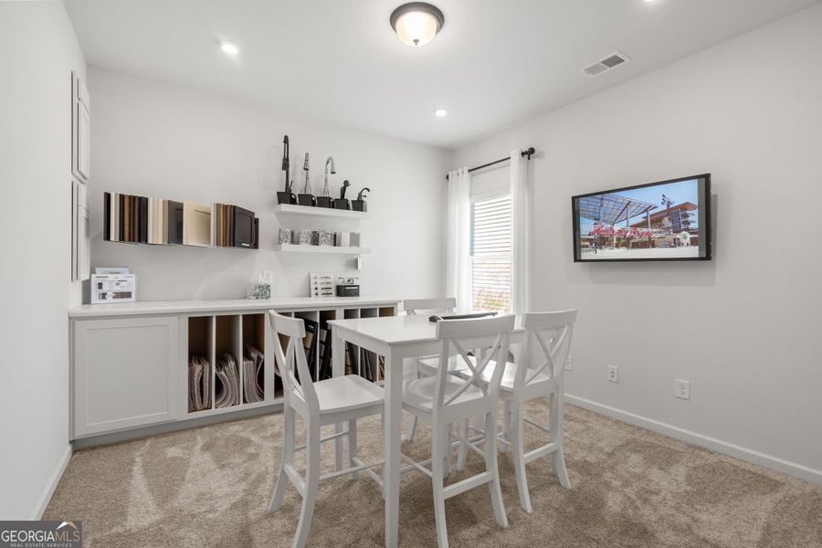 Furnished interior view inside a new home in Bryson Farms, Byron (Image 7).