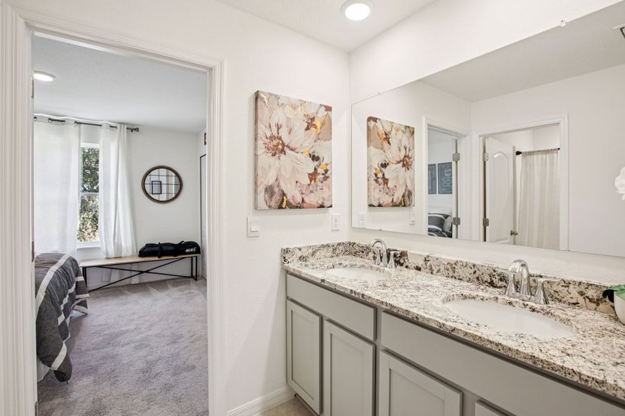 Furnished interior view inside a new home in Oak Creek Preserve, Lakeland (Image 32). Furnished interior view inside a new home in Oak Creek Preserve, Lakeland (Image 32).