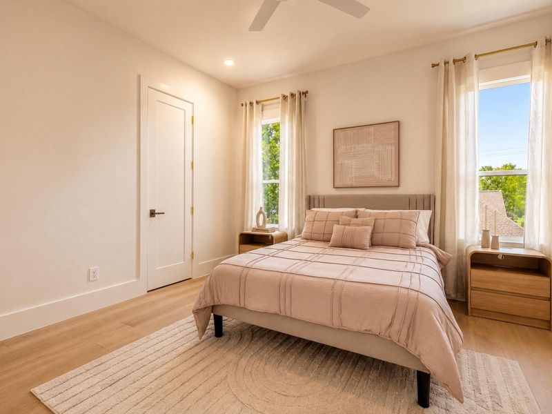 Furnished interior view inside a new home in , Houston (Image 8).