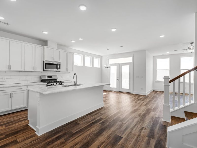 Furnished interior view inside a new home in Meadow Ridge Estates, Josephine (Image 6).