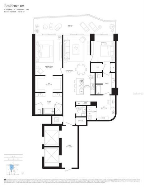 2D floor plan layout of this home in , Tampa, FL (Image 5).