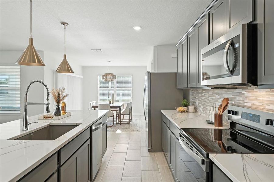 Furnished interior view inside a new home in Amelia Groves, St. Cloud (Image 16).