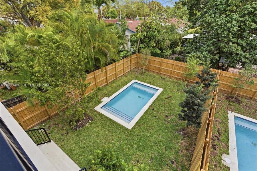 Exterior details and patio area of a home in , Miami (Image 26). Exterior details and patio area of a home in , Miami (Image 26).