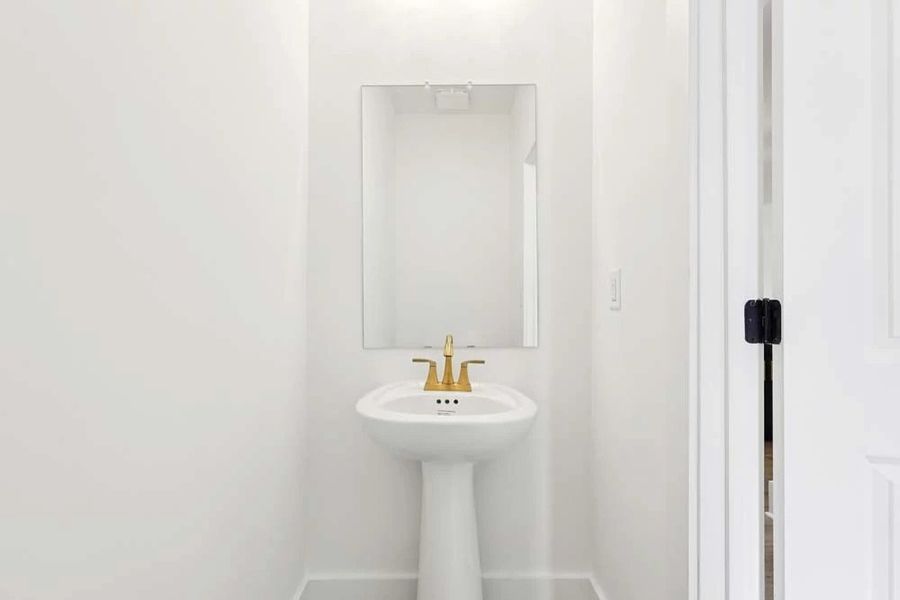 Powder Bathroom on First Floor Powder Bathroom on First Floor