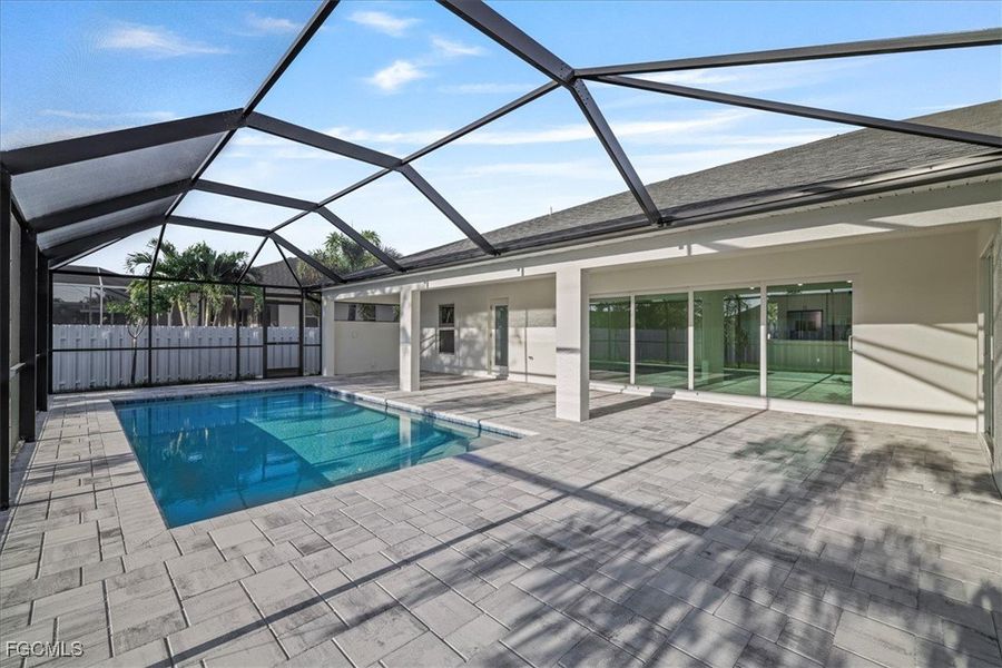 Exterior details and patio area of a home in Cape Coral, Cape Coral (Image 23).
