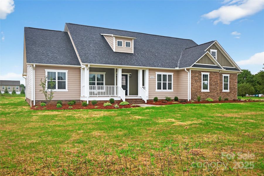 Front exterior of a new home in , Salisbury, NC, highlighting curb appeal (Image 21).