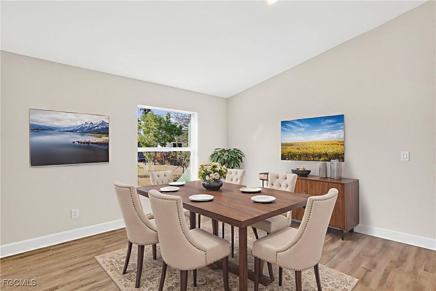 Furnished interior view inside a new home in Cape Coral, Cape Coral (Image 6). Furnished interior view inside a new home in Cape Coral, Cape Coral (Image 6).