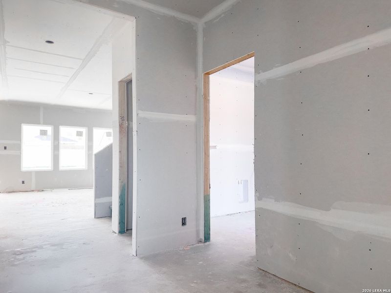 In-progress construction of a new home in Cordova Trails, Seguin, TX (Image 24).