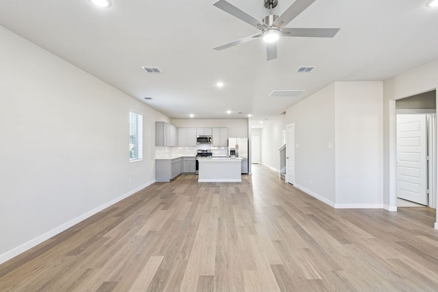 Open First Floor in the Haylee home plan by Trophy Signature Homes - REPRESENTATIVE PHOTO