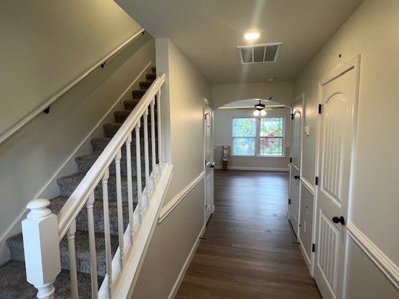 Spacious, unfurnished interior of a new home in Cleveland Meadows, Spartanburg (Image 11). Spacious, unfurnished interior of a new home in Cleveland Meadows, Spartanburg (Image 11).