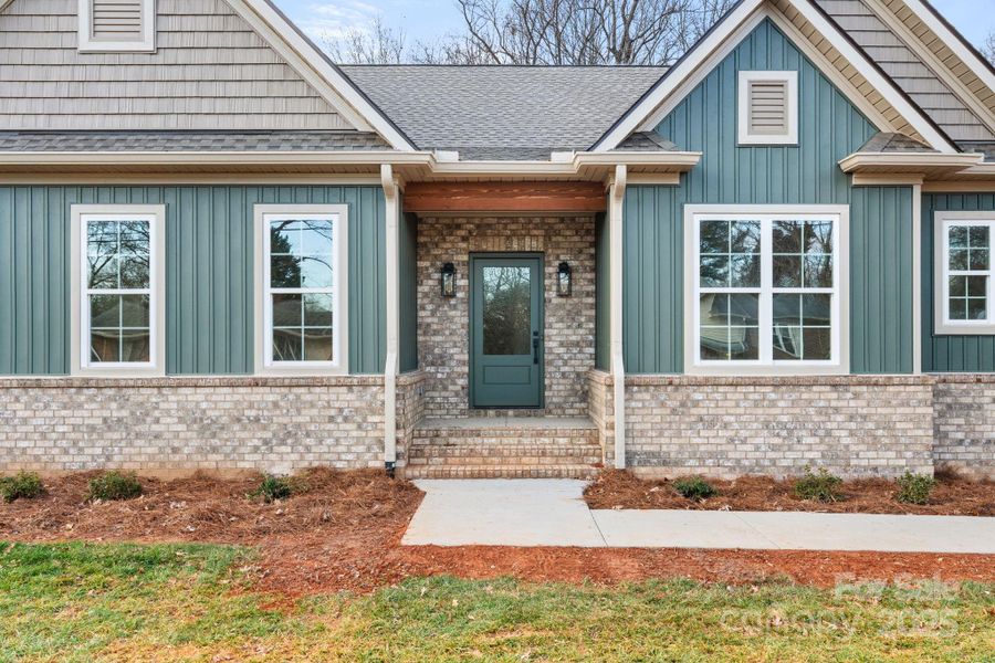 Exterior details and patio area of a home in , Winston-Salem (Image 4). Exterior details and patio area of a home in , Winston-Salem (Image 4).