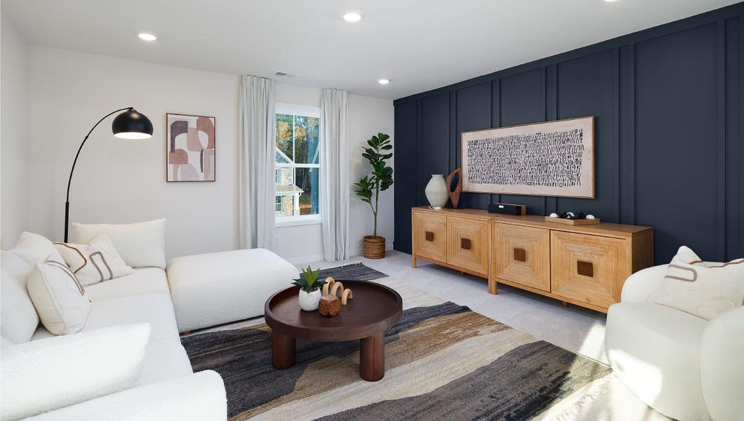 Furnished interior view inside a new home in Westport, York (Image 42).