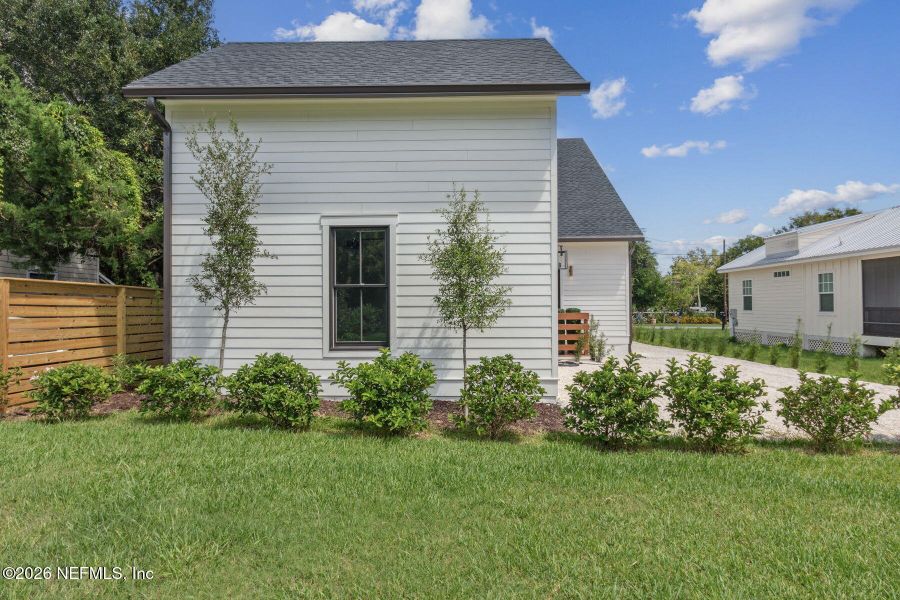 Exterior details and patio area of a home in , Fernandina Beach (Image 32).
