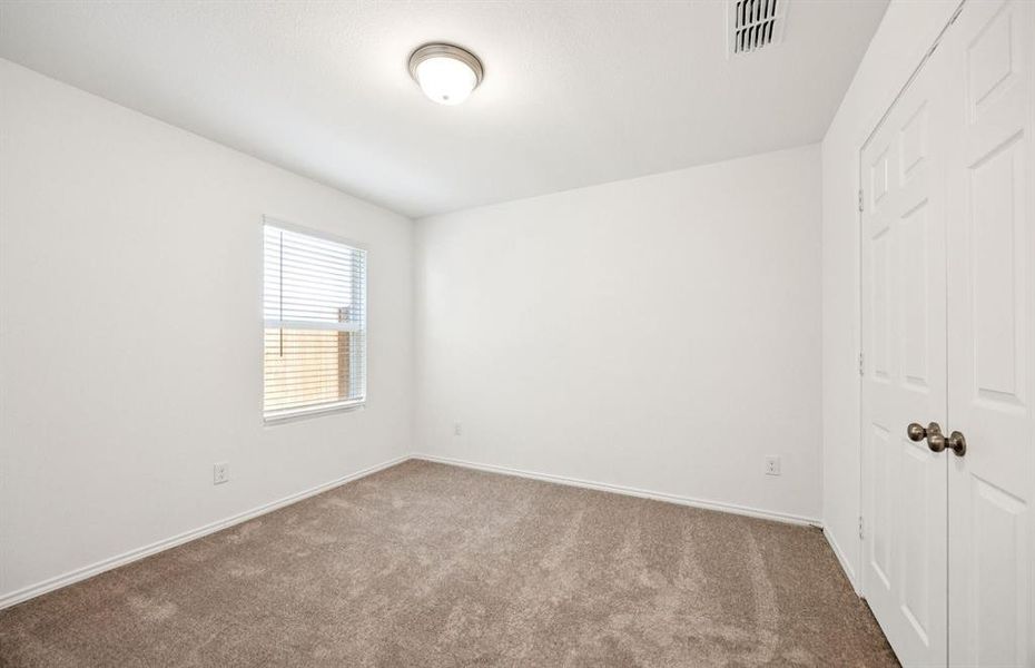 Bedroom on first floor with natural lighting Bedroom on first floor with natural lighting