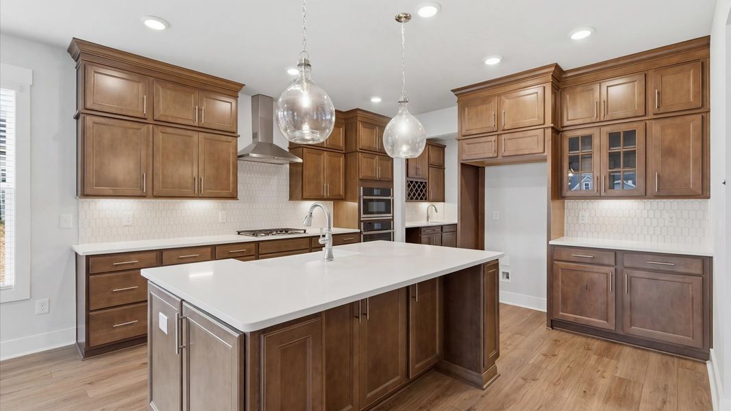 Furnished interior view inside a new home in Kayfield at Midway, Anderson (Image 9).