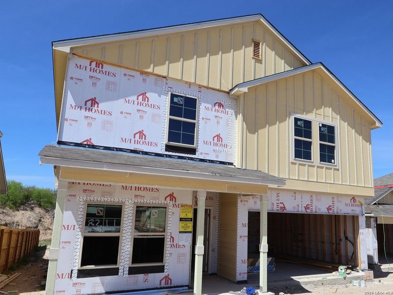 In-progress construction of a new home in Agave, San Antonio, TX (Image 34).