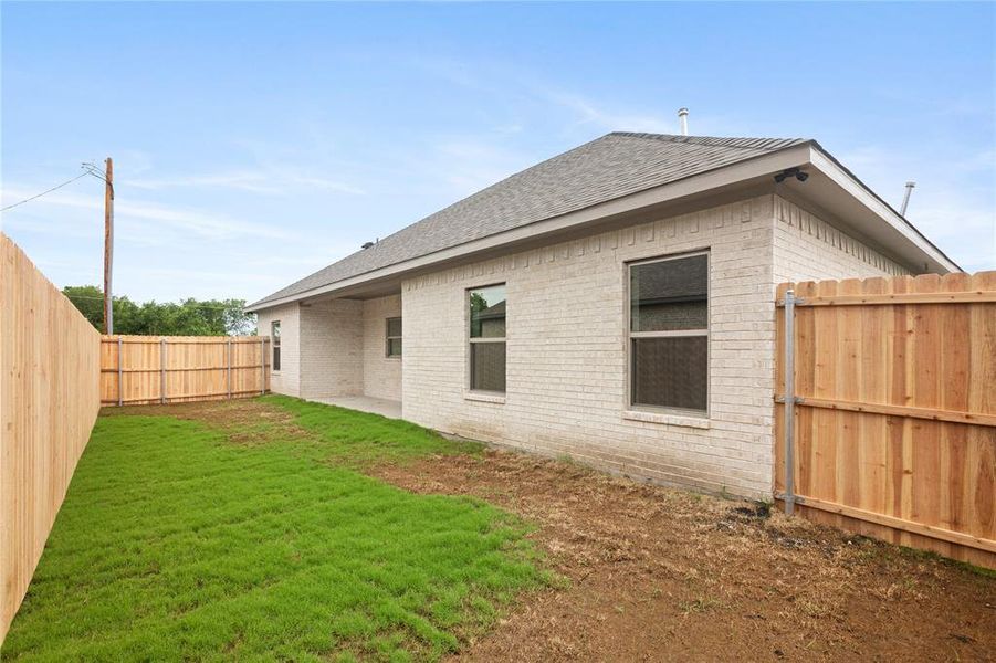 Exterior details and patio area of a home in , Tom Bean (Image 20). Exterior details and patio area of a home in , Tom Bean (Image 20).