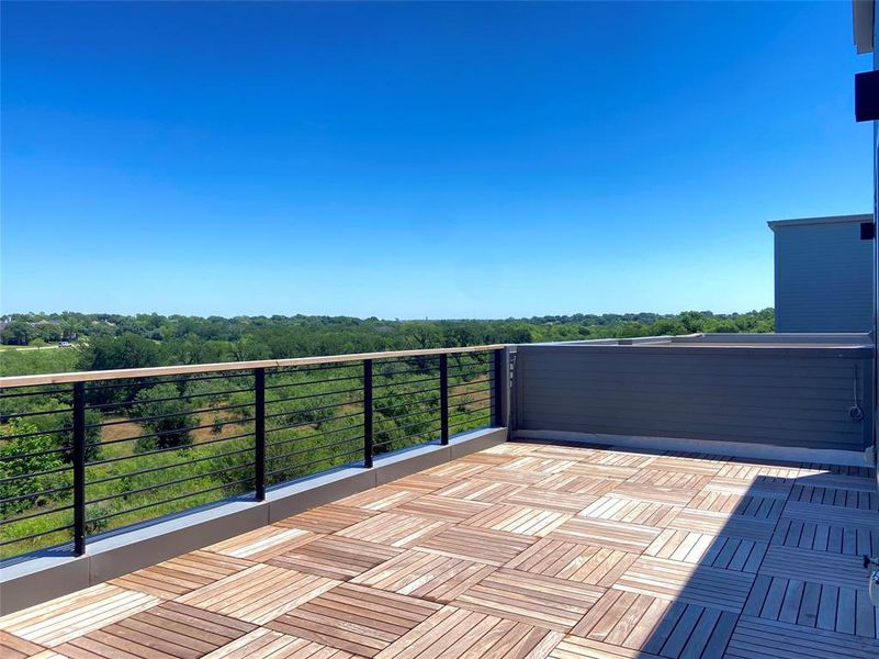 The 35x12 terrace allows for lounge seating as well as al fresco dining, and is easily accessible by the elevator. (construction photos - professional photos upon completion) The 35x12 terrace allows for lounge seating as well as al fresco dining, and is easily accessible by the elevator. (construction photos - professional photos upon completion)