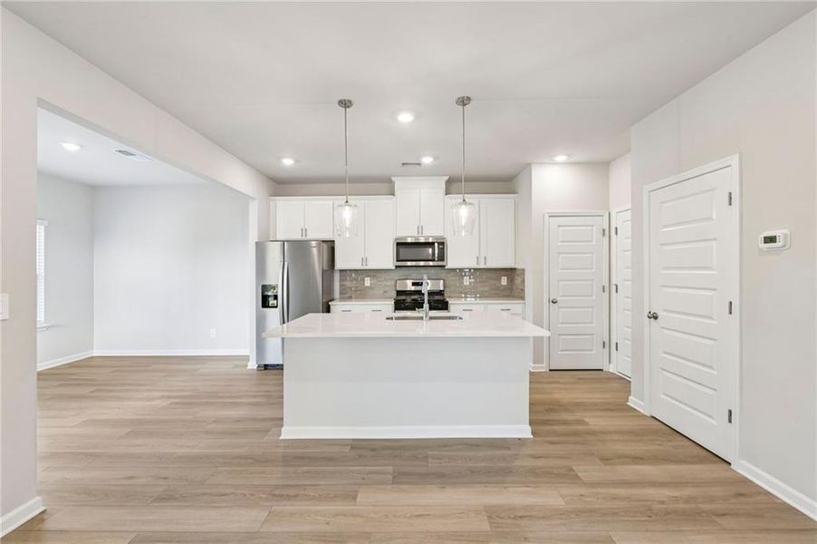 Furnished interior view inside a new home in Hemingway - Reserve Series, Cumming (Image 13). Furnished interior view inside a new home in Hemingway - Reserve Series, Cumming (Image 13).