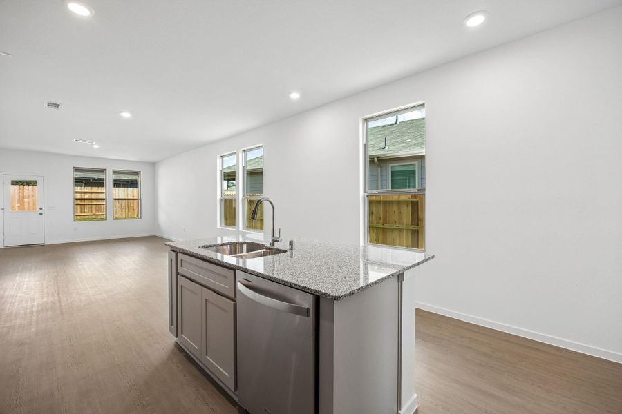 Furnished interior view inside a new home in Mavera, Conroe (Image 7).