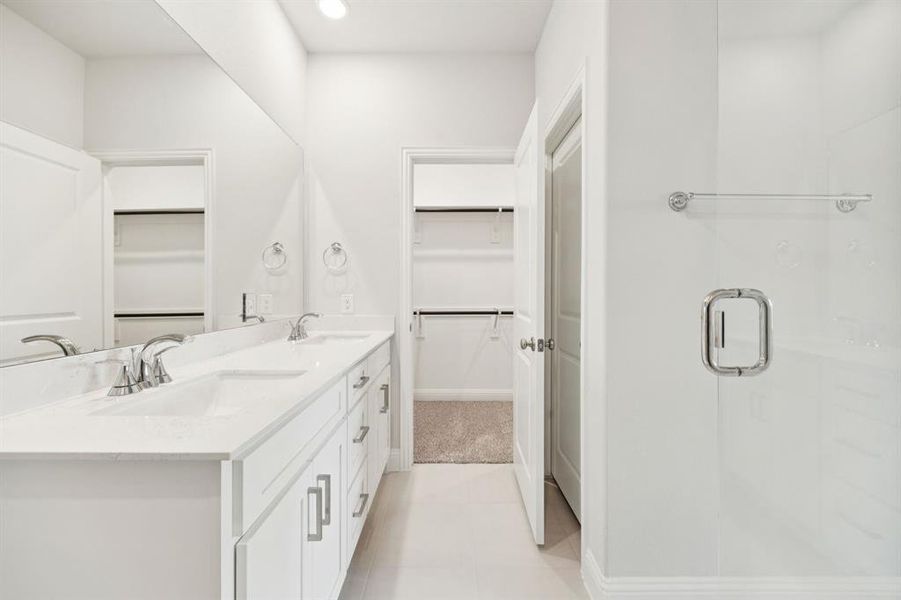 Furnished interior view inside a new home in Sicily, Princeton (Image 9).
