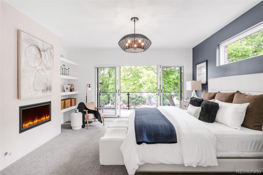 Furnished interior view inside a new home in , Denver (Image 13).
