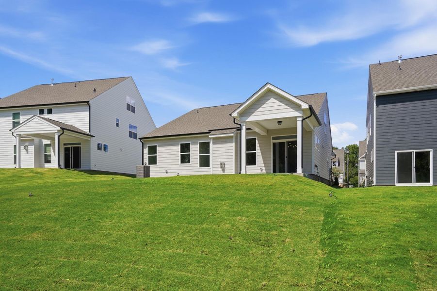 Exterior details and patio area of a home in Ashton Park, Monroe (Image 16).
