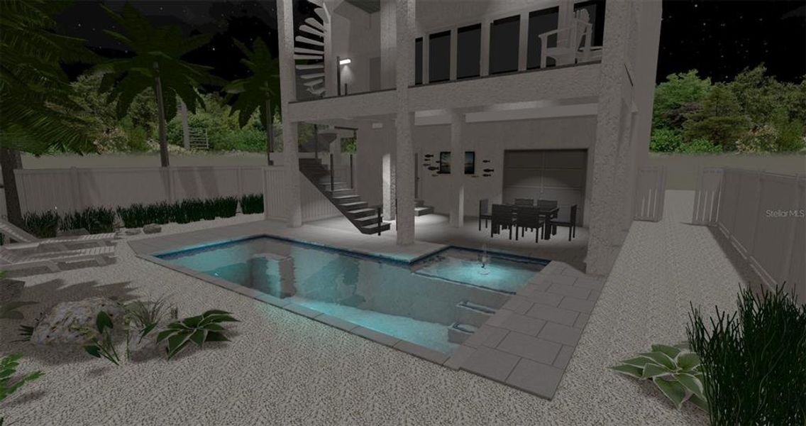 Exterior details and patio area of a home in , Sarasota (Image 1). Exterior details and patio area of a home in , Sarasota (Image 1).