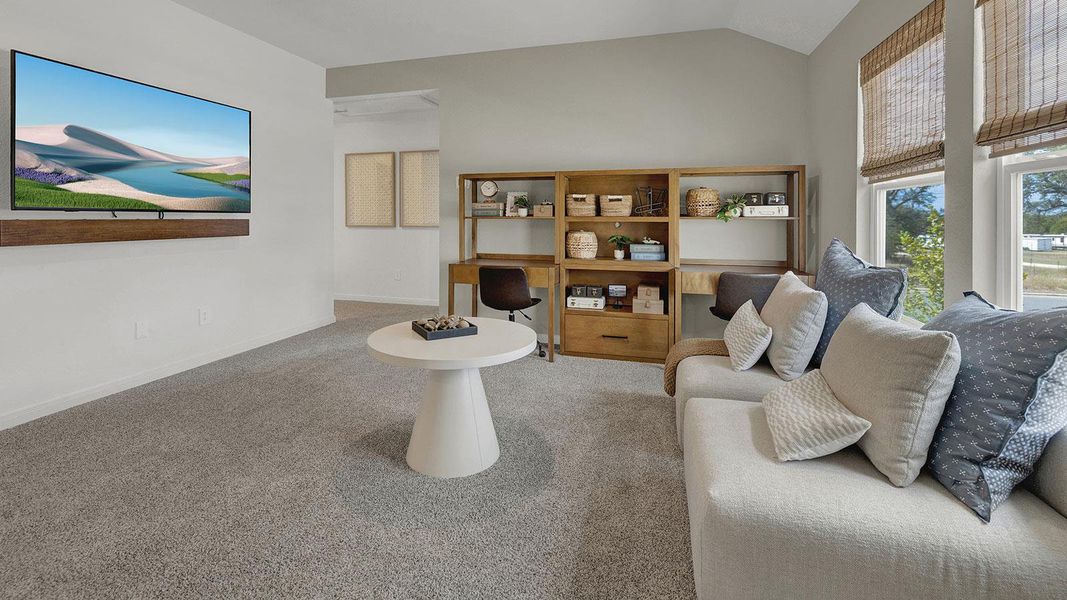 Furnished interior view inside a new home in Paramount, Kyle (Image 21).