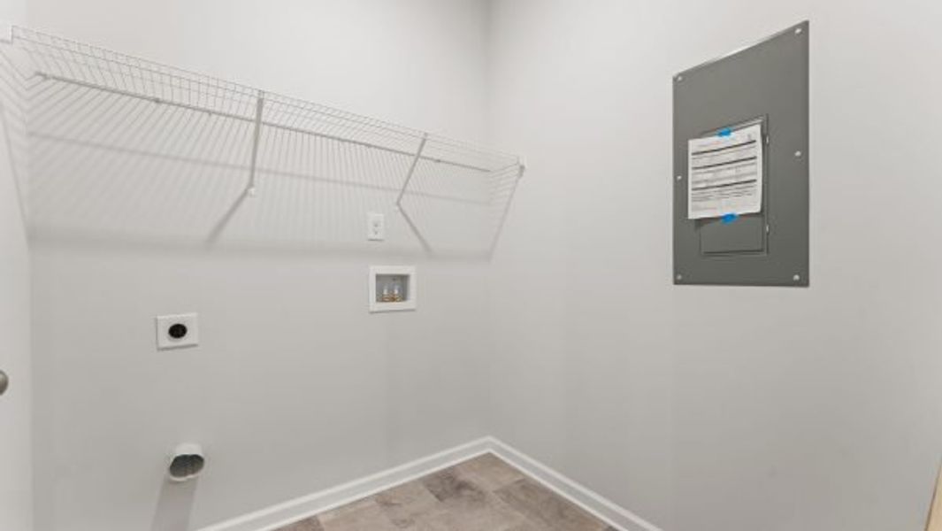 Representative unfurnished interior of a home built from the Elmsworth by Piedmont Residential in Clemit Harris Place, Newnan (Image 19).