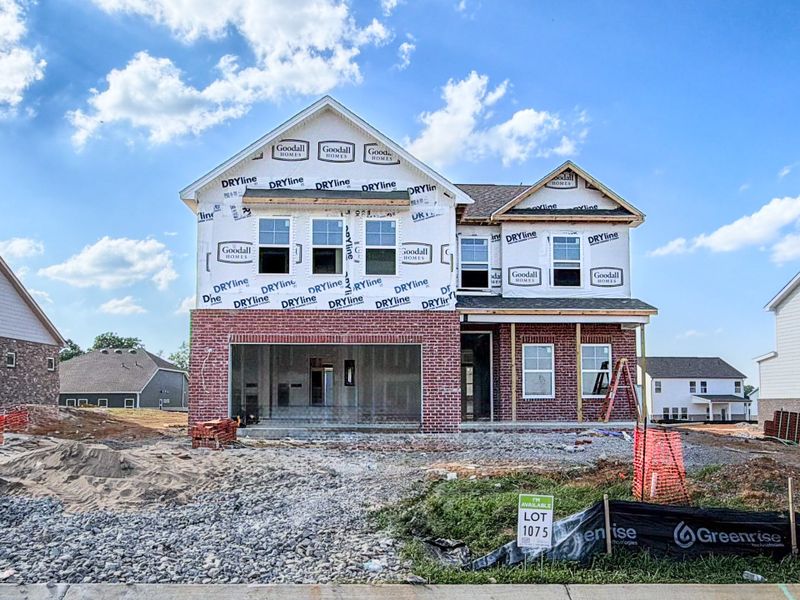 *Photo of actual home under construction June 2026