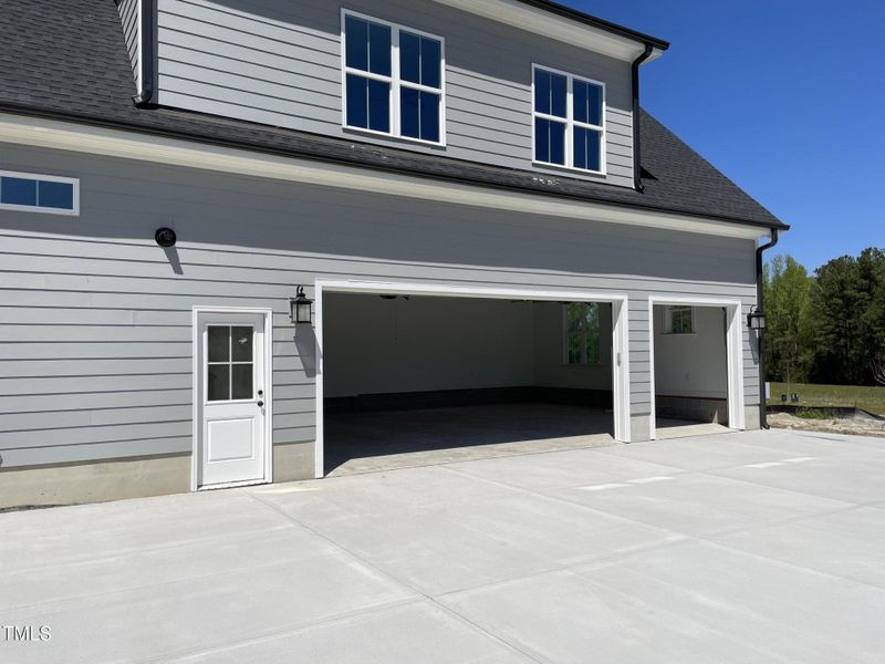 3 Car Side Garage